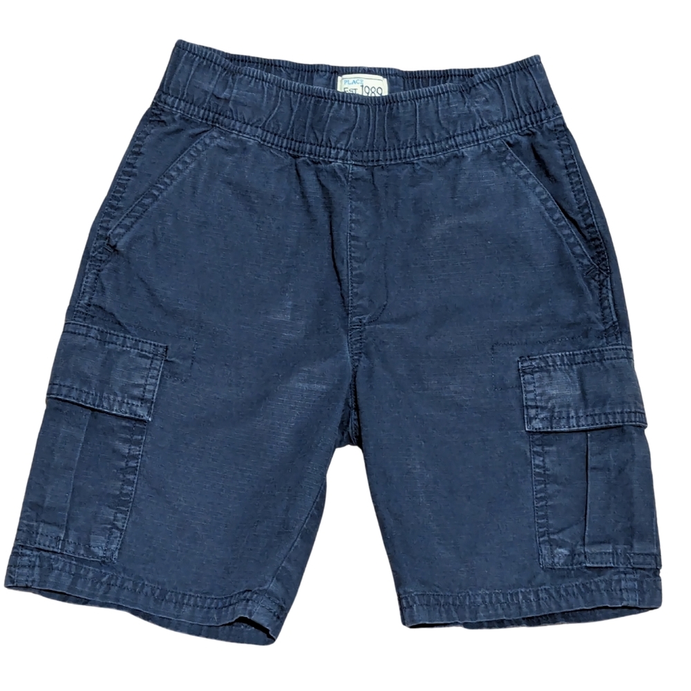 The Children's Place Boys Cargo Shorts Size 6 Navy Blue